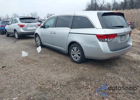 2014 Honda Odyssey Ex-L from USA, damaged, VIN 5FNRL5H61EB043145